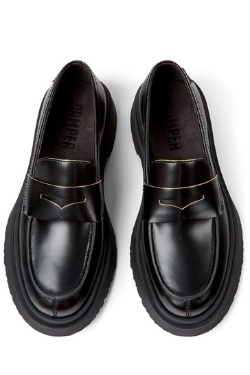 Buy Camper Womens Black Moccasins from Next Luxembourg