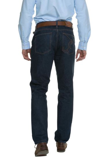 Buy Raging Bull Blue Tapered Jeans from the Laura Ashley online shop