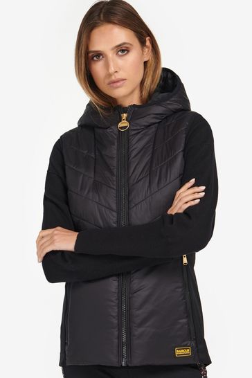 Barbour International Lando Hybrid Black Gilet