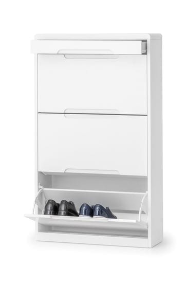 Recessed top shoe storage