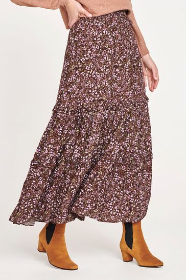 Thought Lilith Brown Lenzing EcoVero Skirt