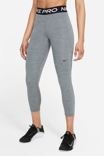 Nike Pro Grey 365 Cropped Leggings