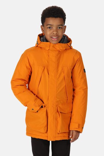 Regatta Orange Paddrick Waterproof Insulated Parka Jacket