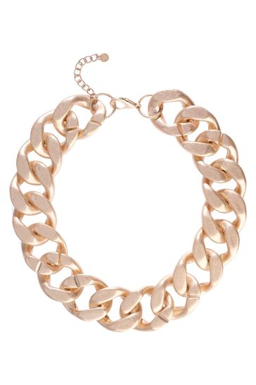 Mint Velvet Gold Tone Bold Chain Necklace