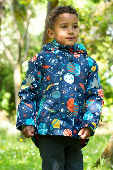 Frugi Blue Recycled Out Of This World Snow And Ski Coat