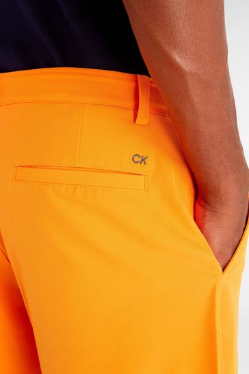 Orange calvin klein shorts outlet