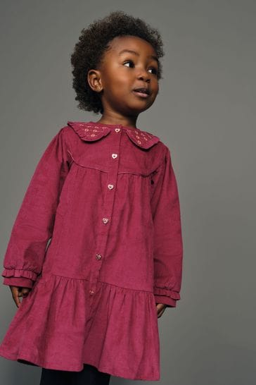 Purple corduroy dress sales