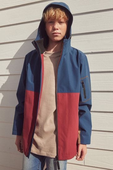 Blue and red coat clearance