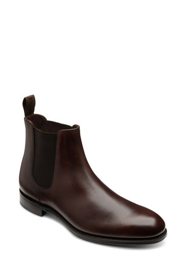 Loake black suede chelsea boots outlet