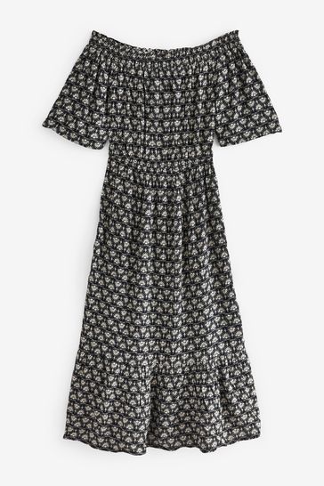 Next black and white dress outlet