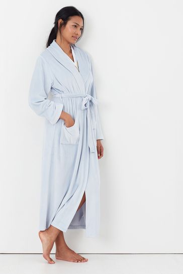 Joules Grey Sara Longline Dressing Gown
