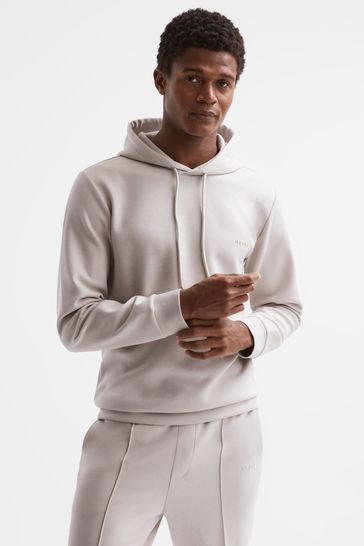 White slim 2025 fit hoodie