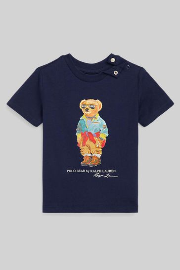 Polo Ralph Lauren Baby Blue Short Sleeved Bear T-Shirt