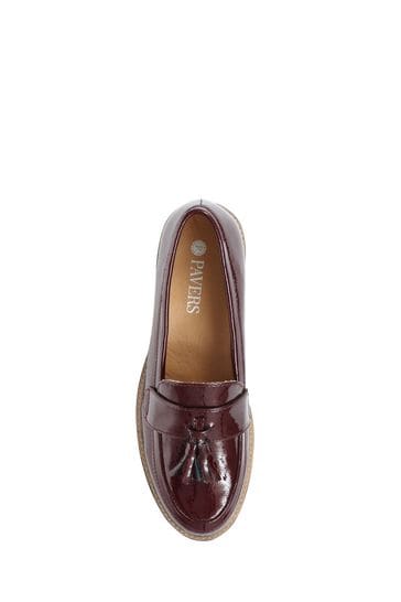 Ladies red hotsell loafers uk