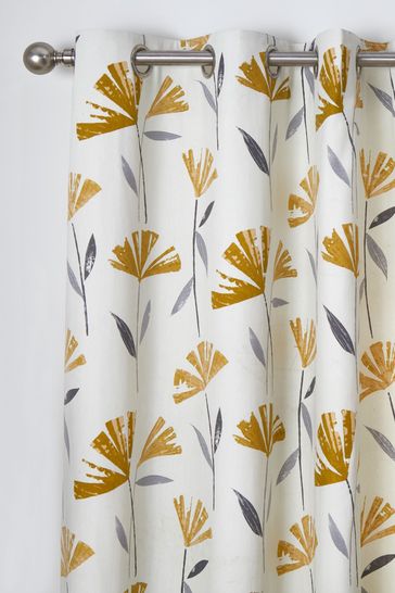 Yellow and deals gray curtains