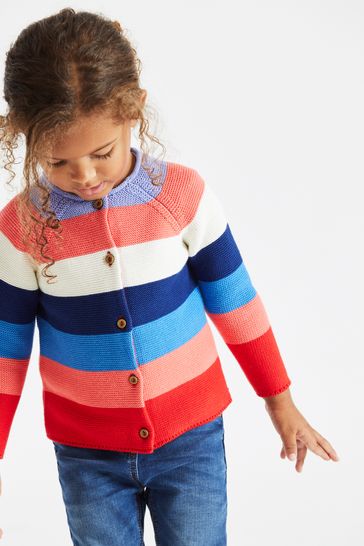 Buy RED BLUE WHITE Stripe Cardigan 3mths 7yrs from Next Luxembourg