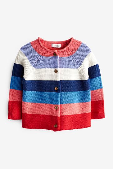 Blue and new arrivals red cardigan