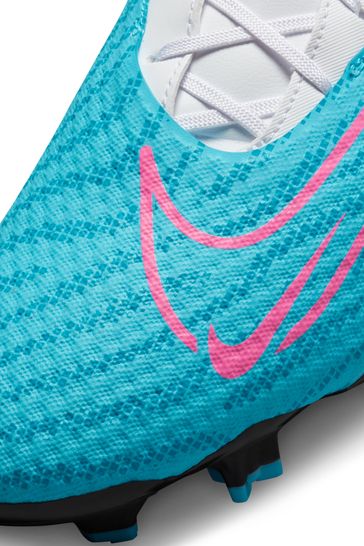 Nike hypervenom phantom 3 elite store firm ground football boots - blue