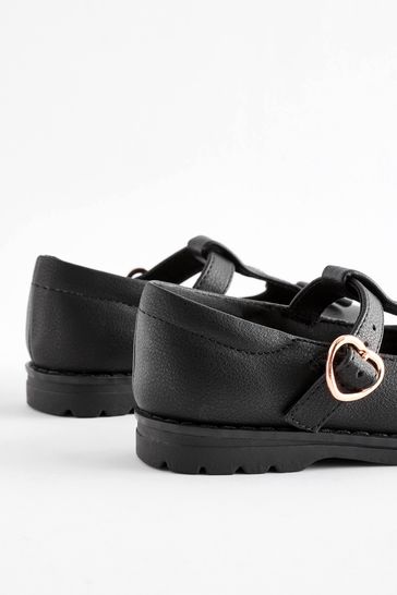 T bar discount shoes wide fit