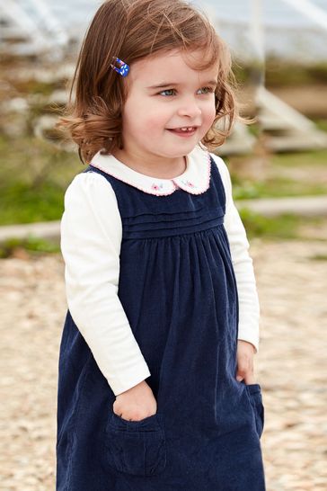 Navy peter store pan collar top