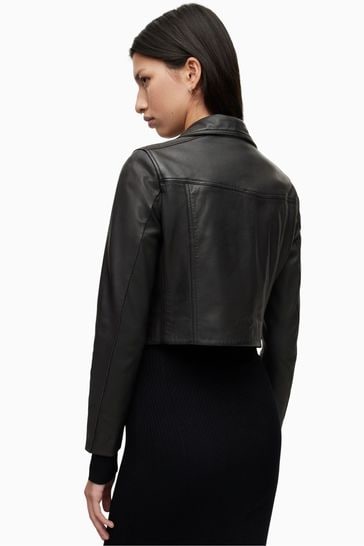 Next ladies shop black leather jacket