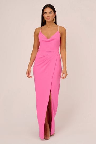 Buy Aidan by Adrianna Papell Cowl Neck Column Gown from Next Ireland