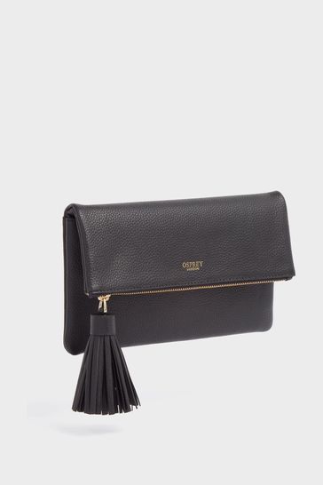 Buy OSPREY LONDON Bexley Grainy Hide Leather Clutch Bag from Next USA