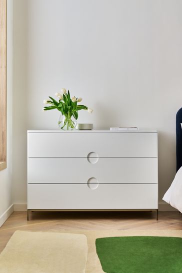 Buy Jasper Conran London White Bray 3 Drawer Chest from Next Ireland