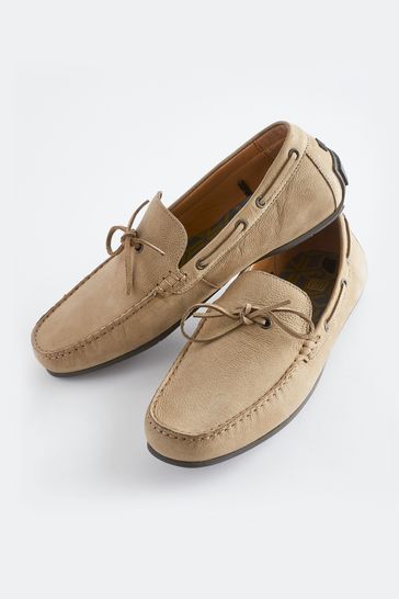 Lace up top driving shoes