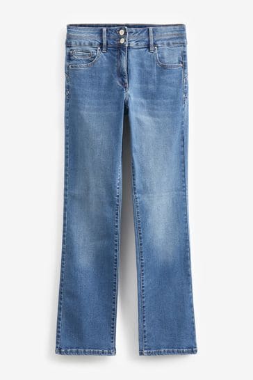Mid Blå Denim - Lift Slim And Shape Bootcut Jeans
