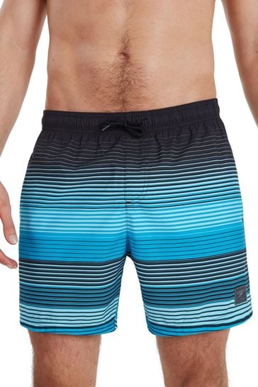 Speedo Placement Leisure 16" Black Swim Shorts