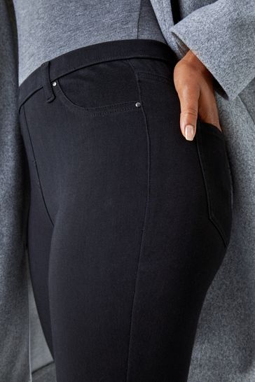 Denim jersey jeggings sale