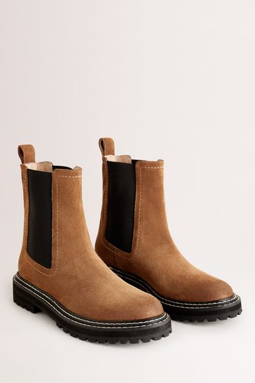 Match stride environment Buy Boden Brown Chunky Chelsea Boots from Next USA