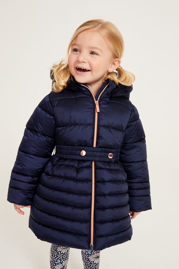Navy ted baker coat online