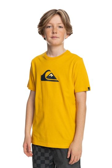 Quiksilver Yellow Comp Logo T-Shirt