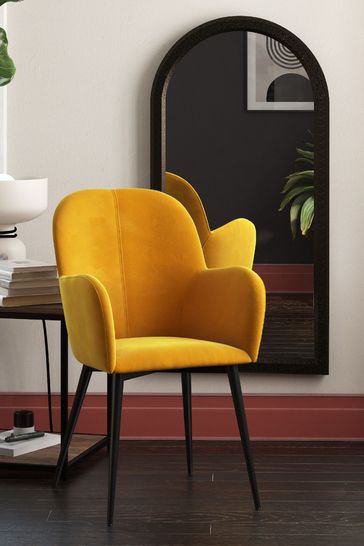 Dorel Home Yellow Fitz Accent Chair