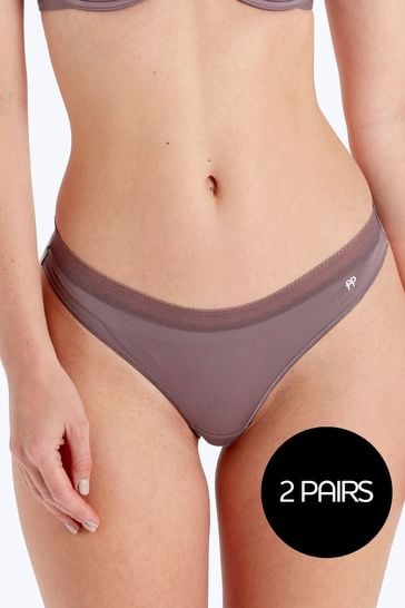 Pretty Polly Natural Briefs 2 Pack