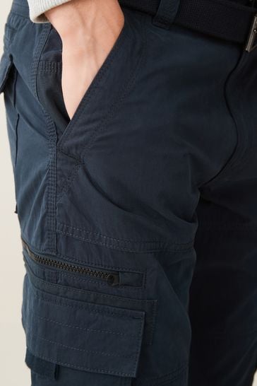 Dark blue combat trousers discount