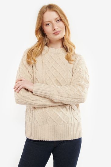 Barbour® Natural Daffodil Knit Jumper