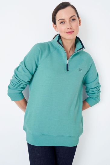 Blue 2024 green sweatshirt