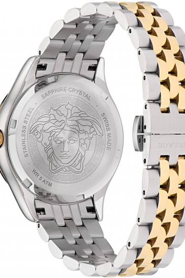Buy Versace Ladies Blue Hellenyium Watch from the Next UK online shop
