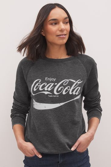 Charcoal Grey Coca-Cola® Graphic Sweatshirt