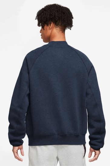 Navy top tech fleece