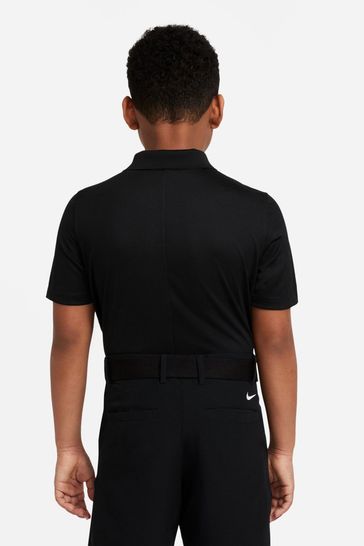 Black nike polo shirt hotsell