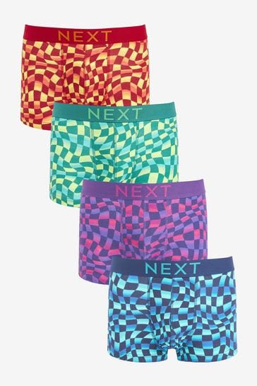 Ombre Checkerboard 4 pack Hipsters
