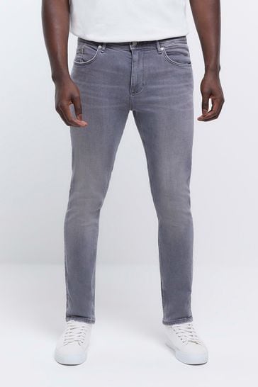 River Island Grey Skinny Jeans
