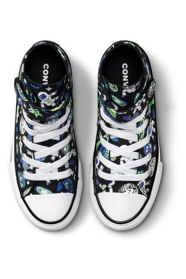 Space print converse hot sale