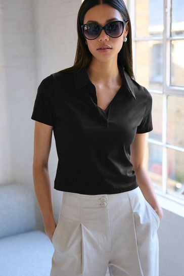 Next black polo new arrivals