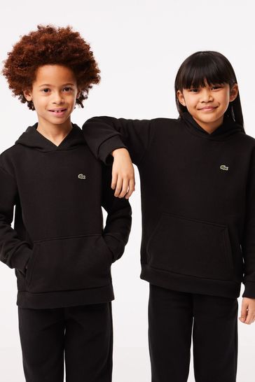 Buy Lacoste Black Fleece Sweatshirt from the Laura Ashley online shop