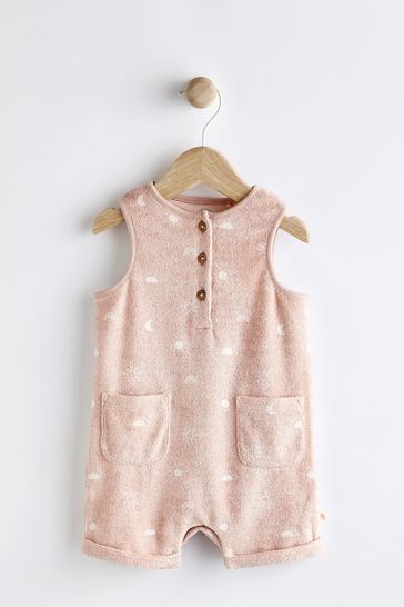 Sand Toweling Baby Playsuit (0mths-3yrs)